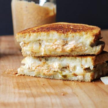 Chipotle Chicken Grilled Cheese